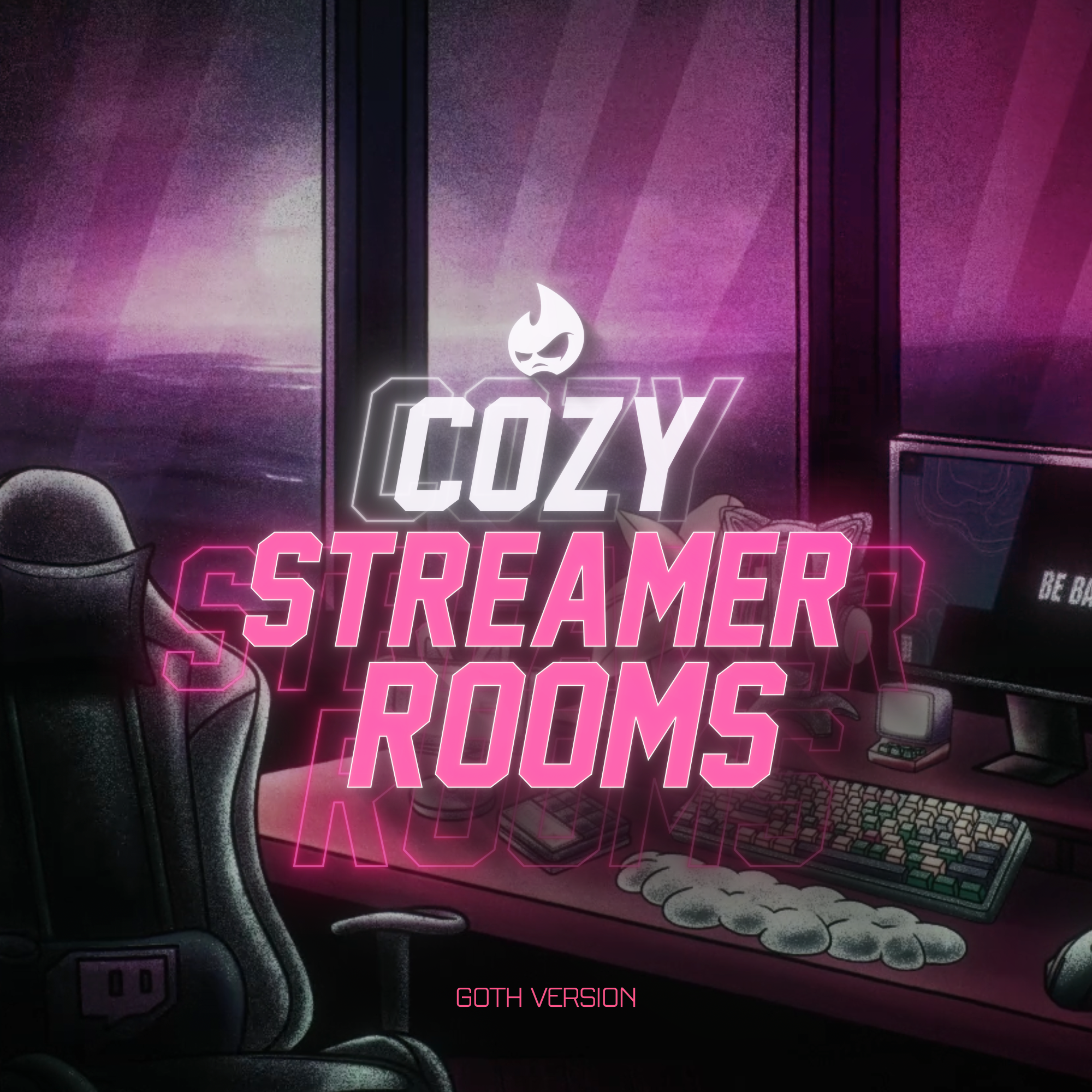 Cozy Streamer Room Scenes